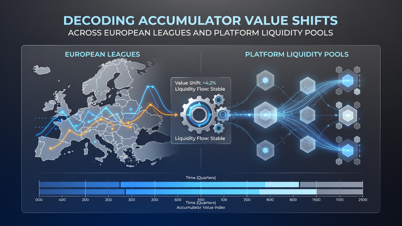 European football stadium with betting data overlays showing accumulator odds movements