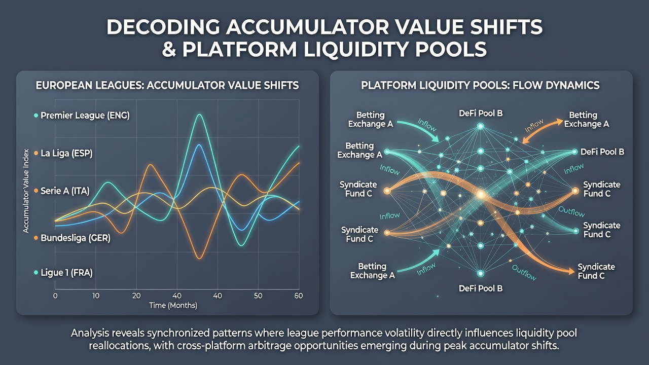 Digital interface displaying accumulator bet builder with liquidity indicators across European leagues