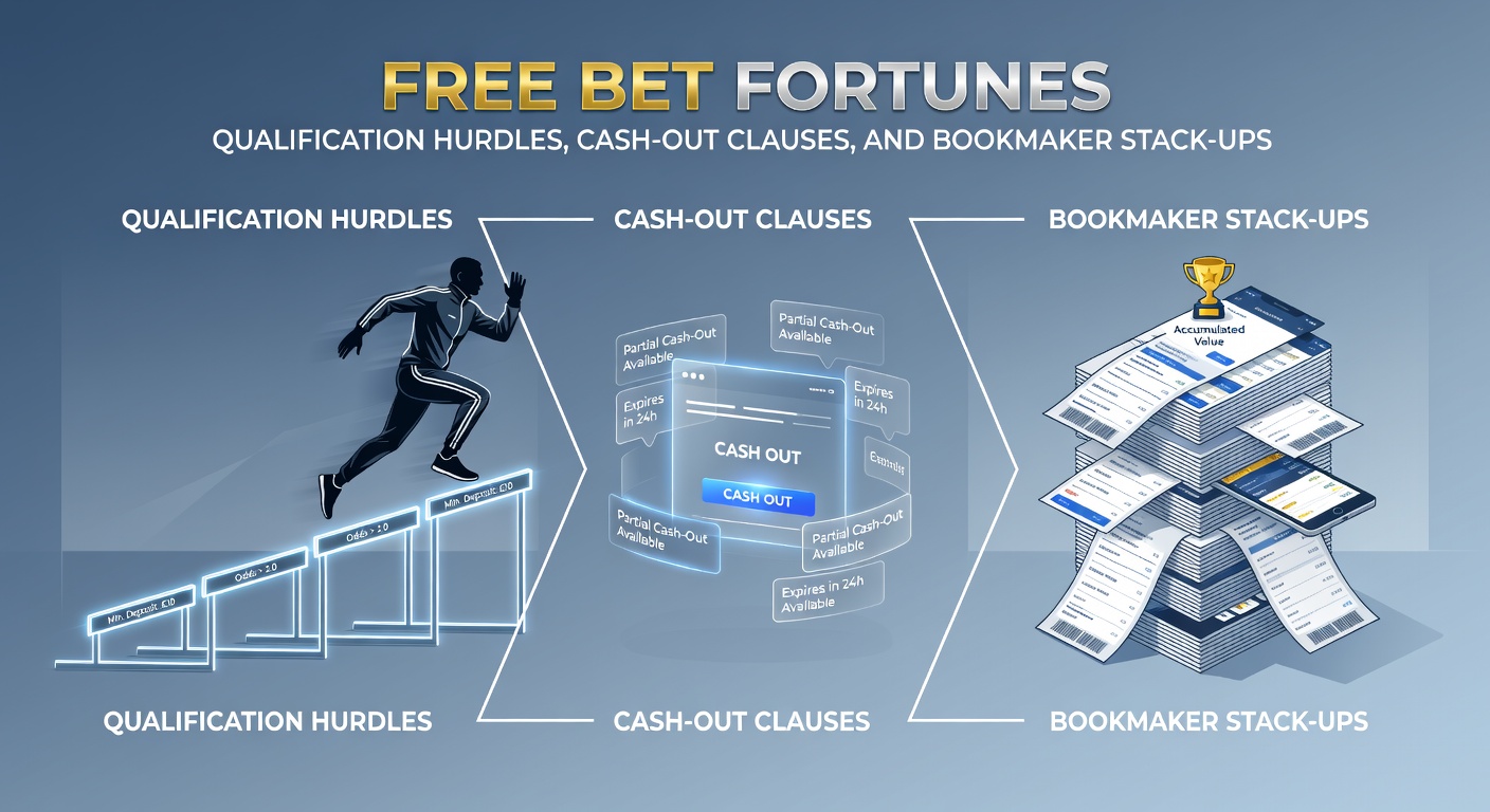 Close-up of a cash-out button on a betting app interface overlaid with clause icons like locks and timers, representing free bet withdrawal challenges