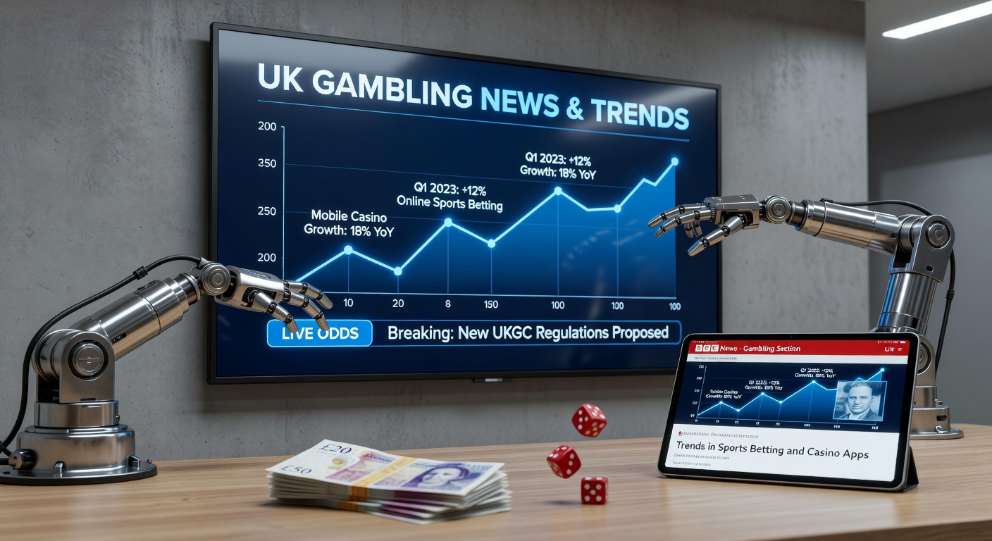 Graph showing upward trend in UK gross gambling yield for Q2 2025, highlighting remote sector growth