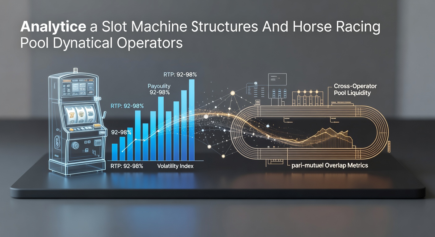 Detailed view of slot machine payout tables next to a digital horse racing tote board showing fluctuating pool totals